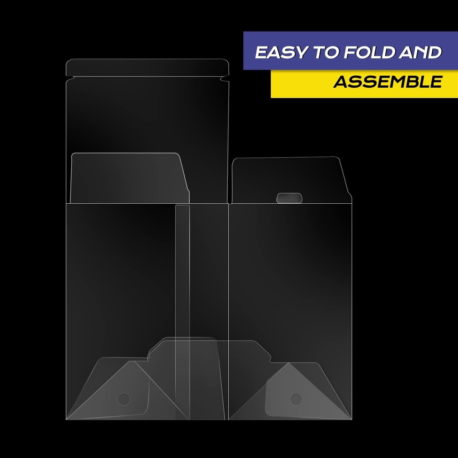 Thick Plastic 100 Pack Funko Pop Protectors - Ideal for Collectible Display