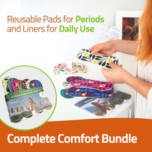 Load image into Gallery viewer, Eco-Friendly Organic Cotton Panty Liners for Women - 7-Pack Reusable Comfort