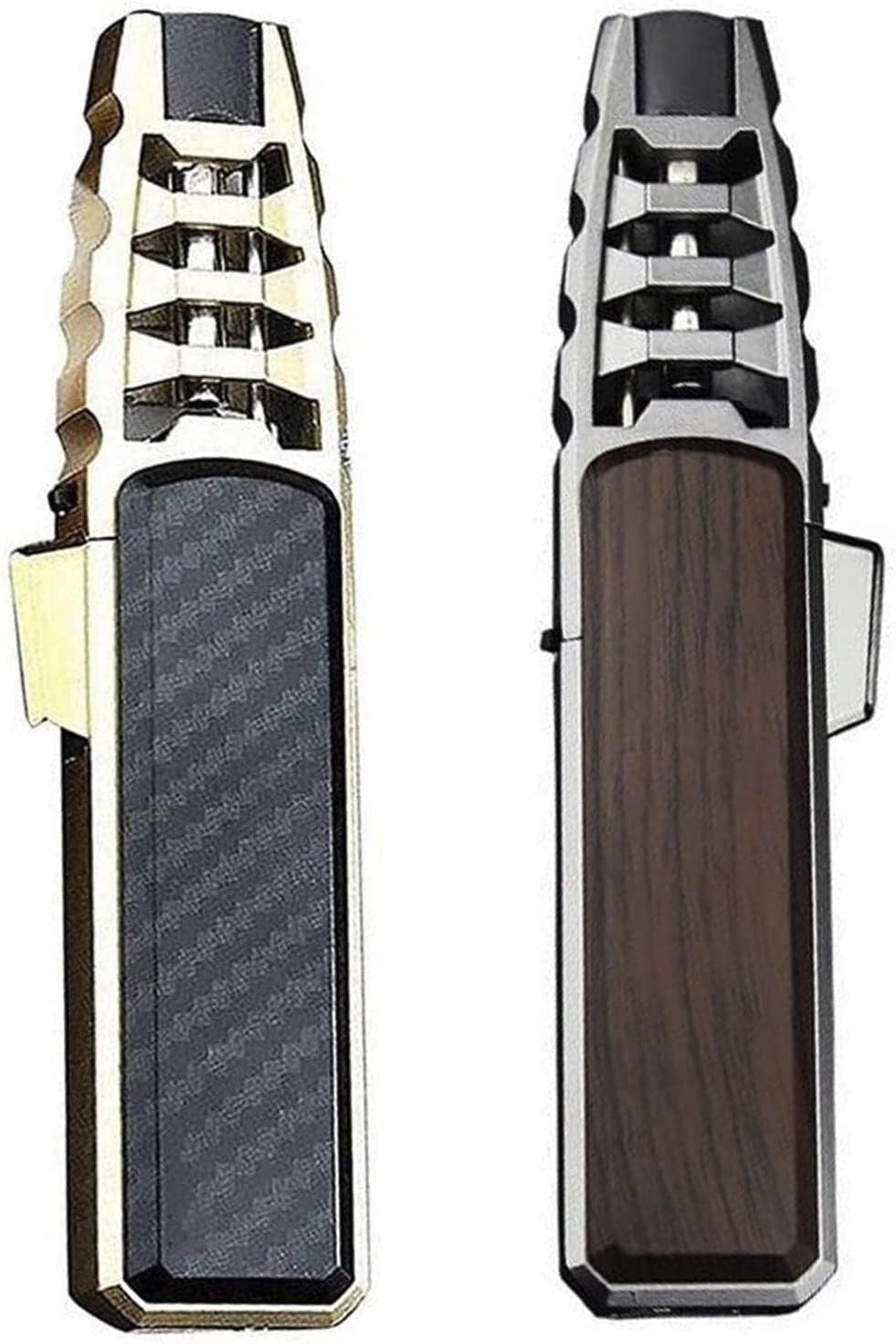 Compact Jet Flame Butane Torch with Safety Lock - Ideal for Outdoor Cooking