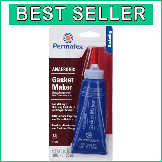 Anaerobic Gasket Maker Pack of 6 - Solvent-Resistant Seal for Emergency Repairs