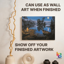 Load image into Gallery viewer, Complete Paint by Numbers Set for Adults - Framed Canvas Art with Quality Tools