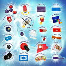 Load image into Gallery viewer, Ultimate Kids Magic Kit with 28 Props &amp; Video Instructions for Ages 6-12