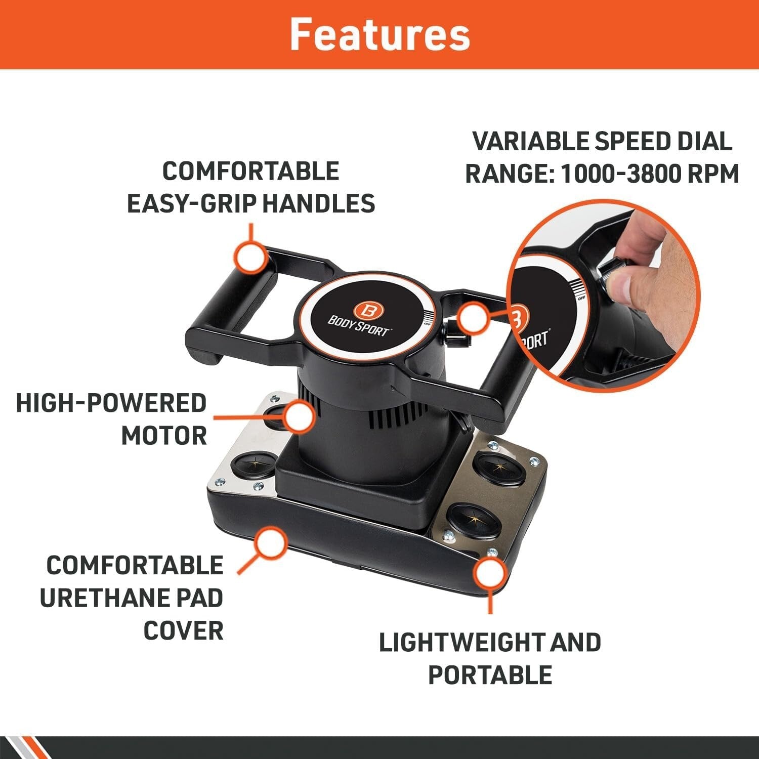 Achieve Muscle Relief with Lightweight 5 lb Therapeutic Vibrating Massager