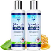 Load image into Gallery viewer, Sulfate-Free &amp; Fragrance-Free Anti-Dandruff Shampoo &amp; Conditioner Set - 16oz
