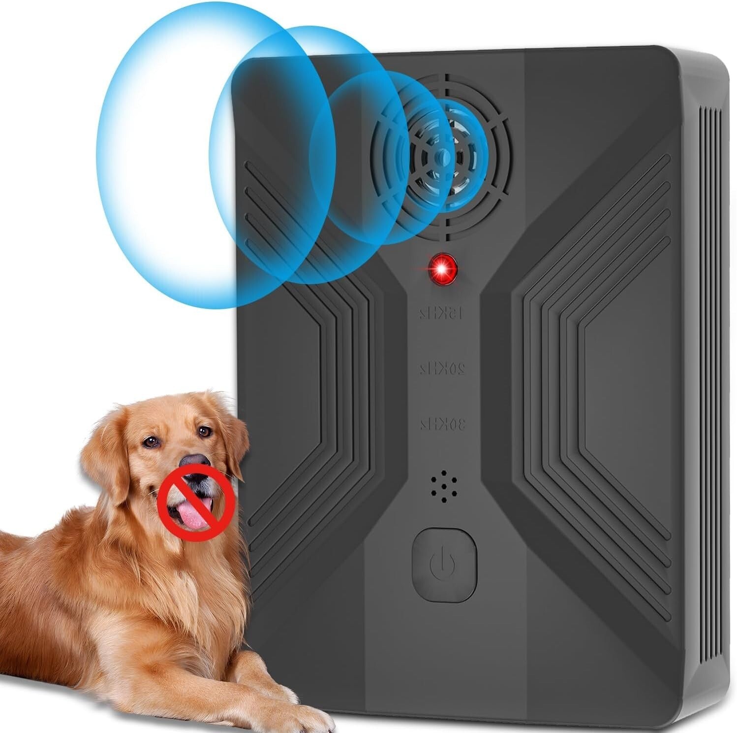 Compact 3-Mode Anti Barking Device for Effective Dog Training - USB Rechargeable