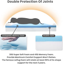 Load image into Gallery viewer, Comfort-Enhancing Orthopedic Dog Bed with Removable Cover - Ideal for Big Dogs