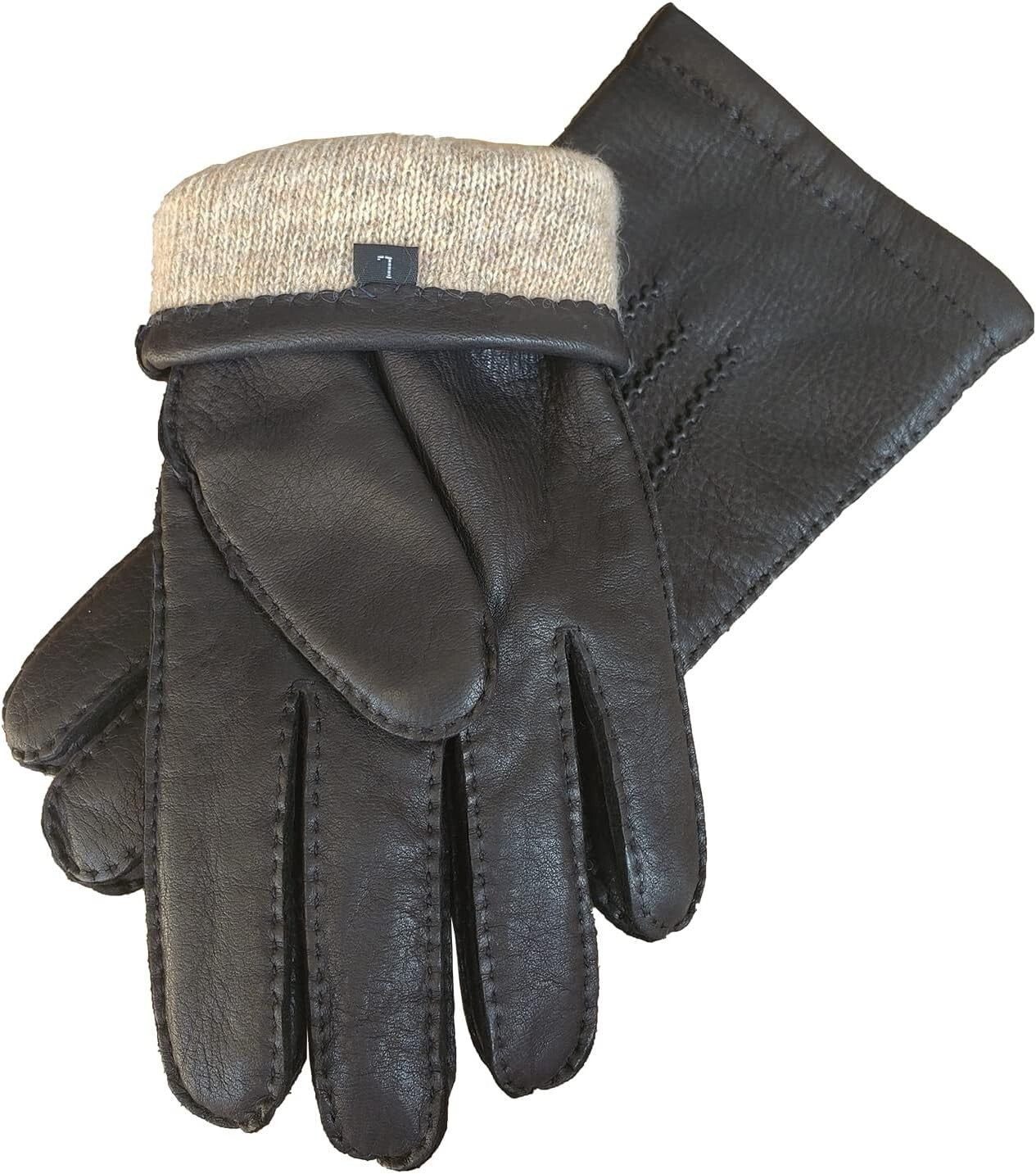 Durable and Stylish Winter Gloves - X-Large Deerskin Leather with Thermal Lining