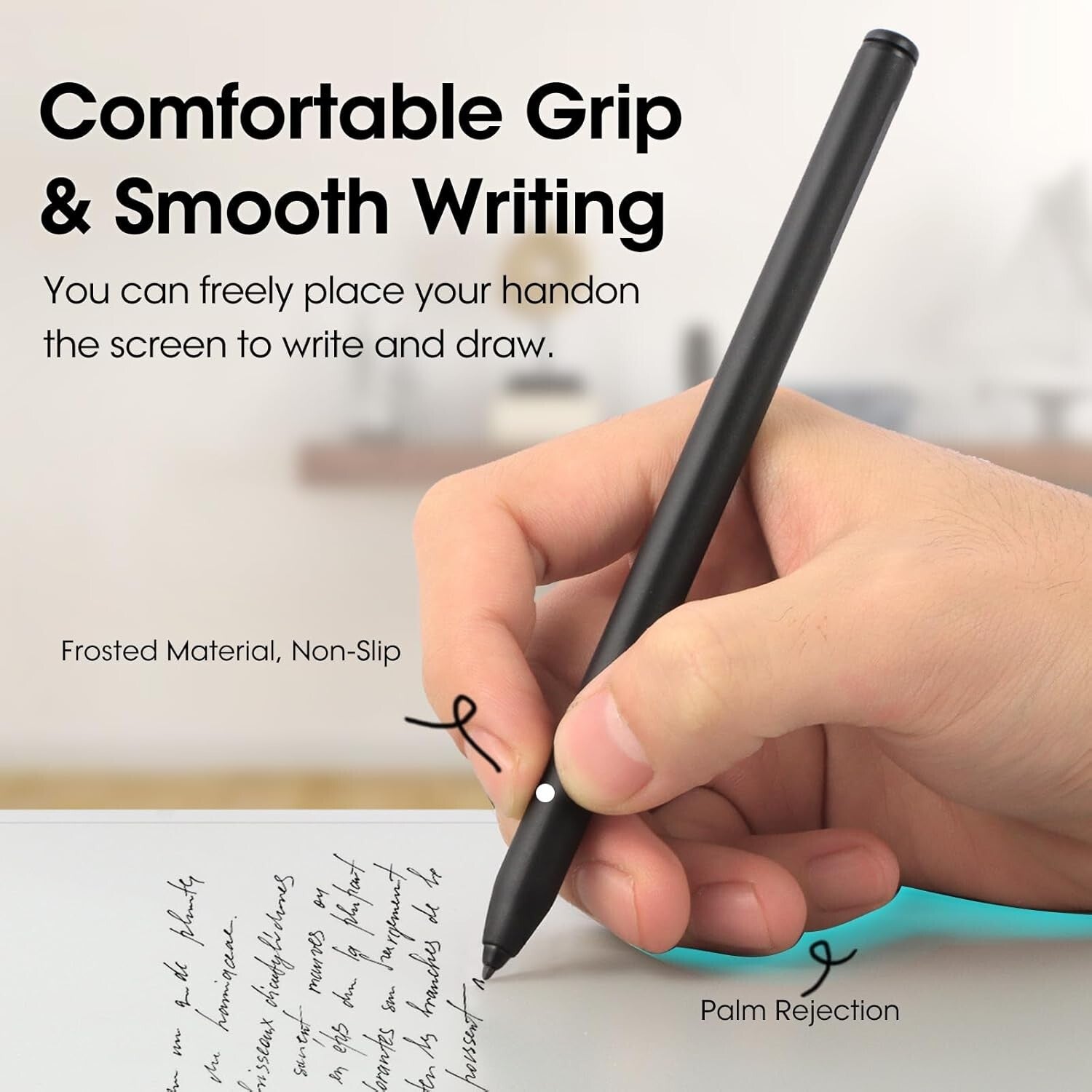 Ergonomic Stylus with Magnetic Attachment & 4096 Pressure Levels for EMR Devices