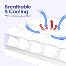 Load image into Gallery viewer, Quilted Full Mattress Pad with Extra Thick Pocket Design for Ultimate Support