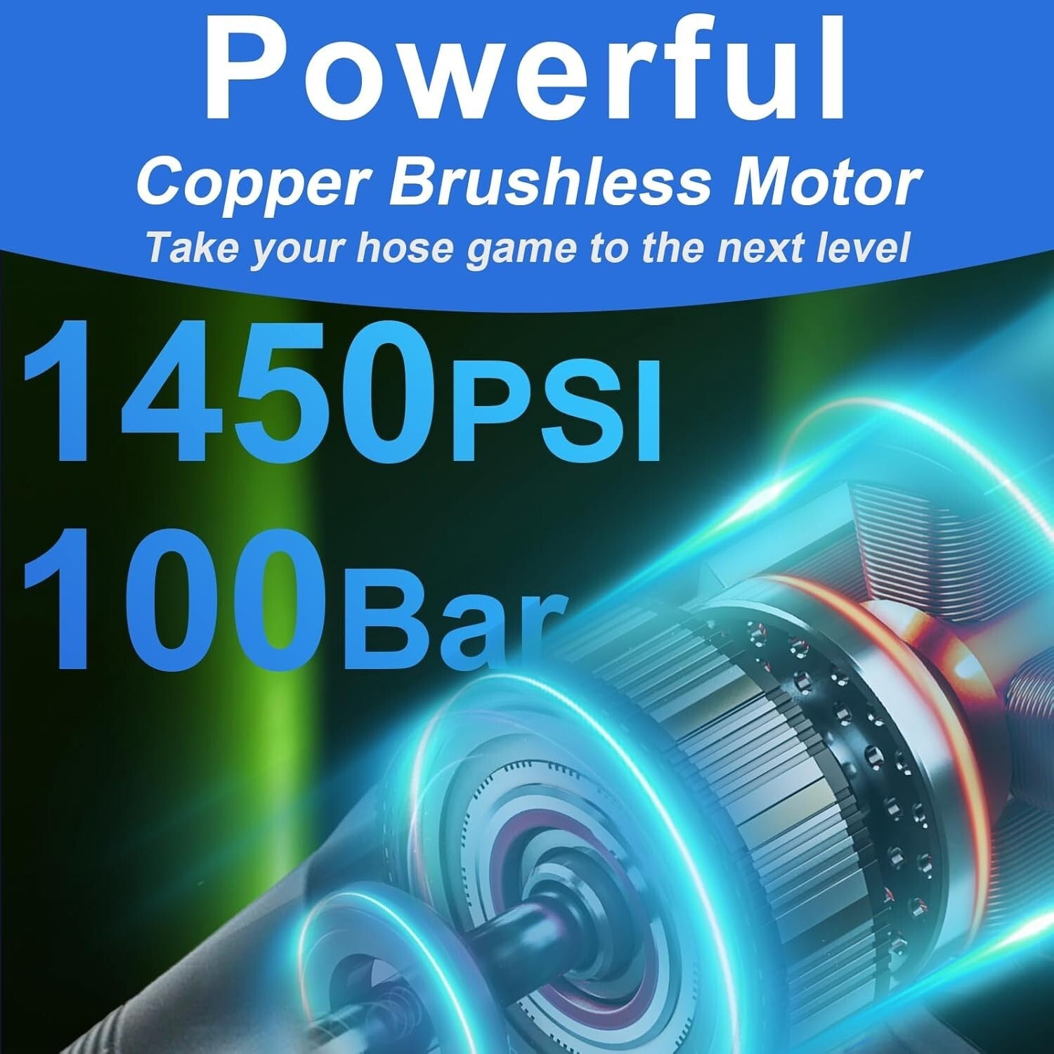 Lightweight 1450PSI Cordless Pressure Washer with Self-Priming Functionality