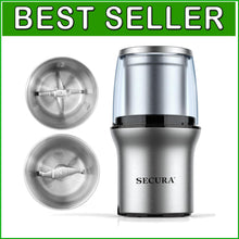 Load image into Gallery viewer, Effortless Grinding: Electric Coffee and Herb Grinder with Precision Control