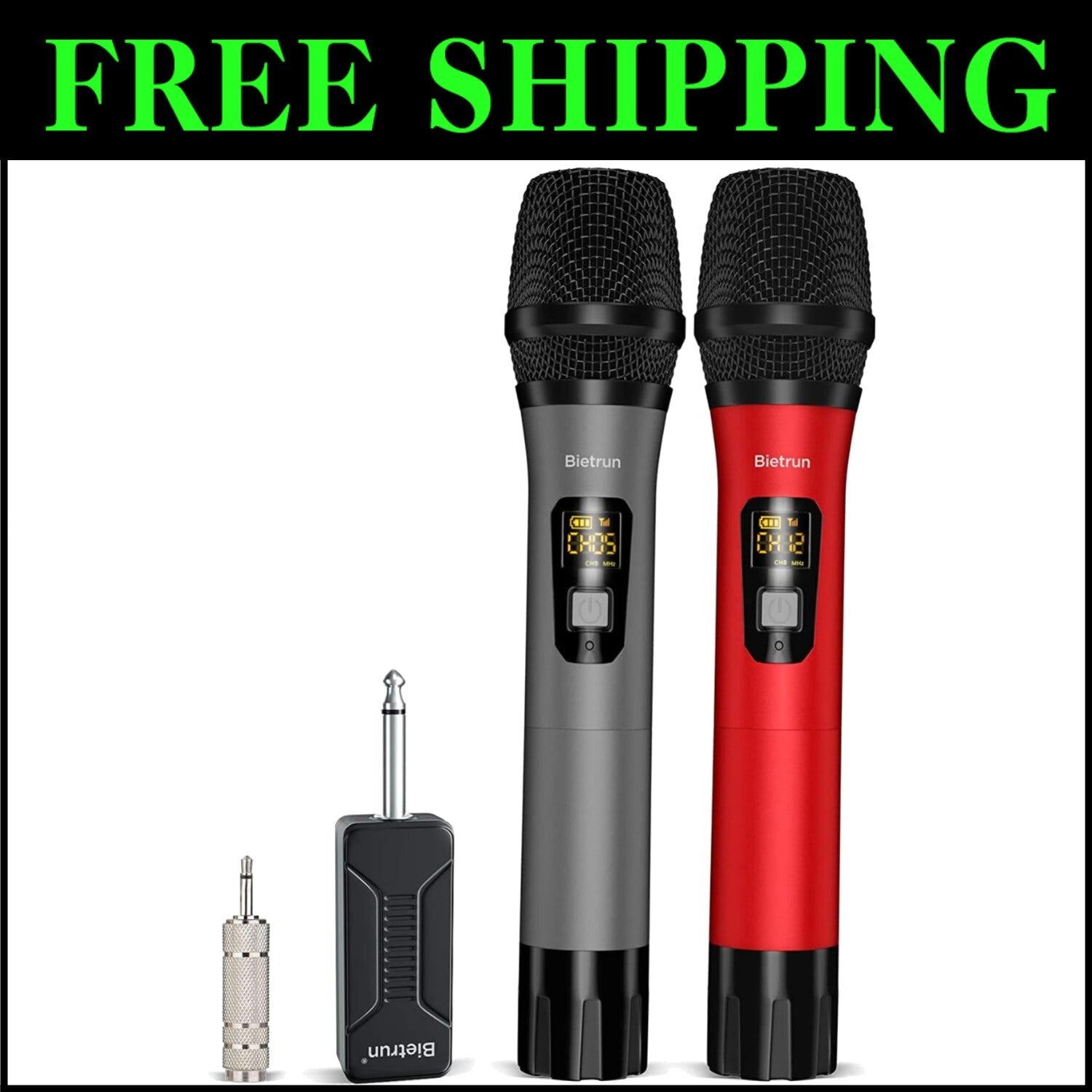 Dynamic Long-Distance Wireless Microphone Set - Perfect for Weddings and Parties