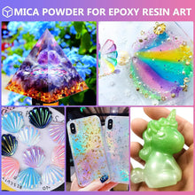 Load image into Gallery viewer, Professional Natural Mica Powder - 10g Each, 144 Stunning Colors for Arts