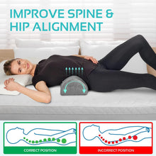 Load image into Gallery viewer, Multi-Position Lumbar Support Bolster Pillows for Legs &amp; Head - Machine Washable