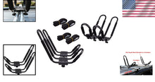 Load image into Gallery viewer, Space-Saving Dual Kayak Roof Racks with Straps - Compatible with SUVs &amp; Trucks