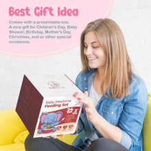 Load image into Gallery viewer, BPA-Free Silicone Baby Feeding Essentials - Includes Sippy Cups &amp; Utensils