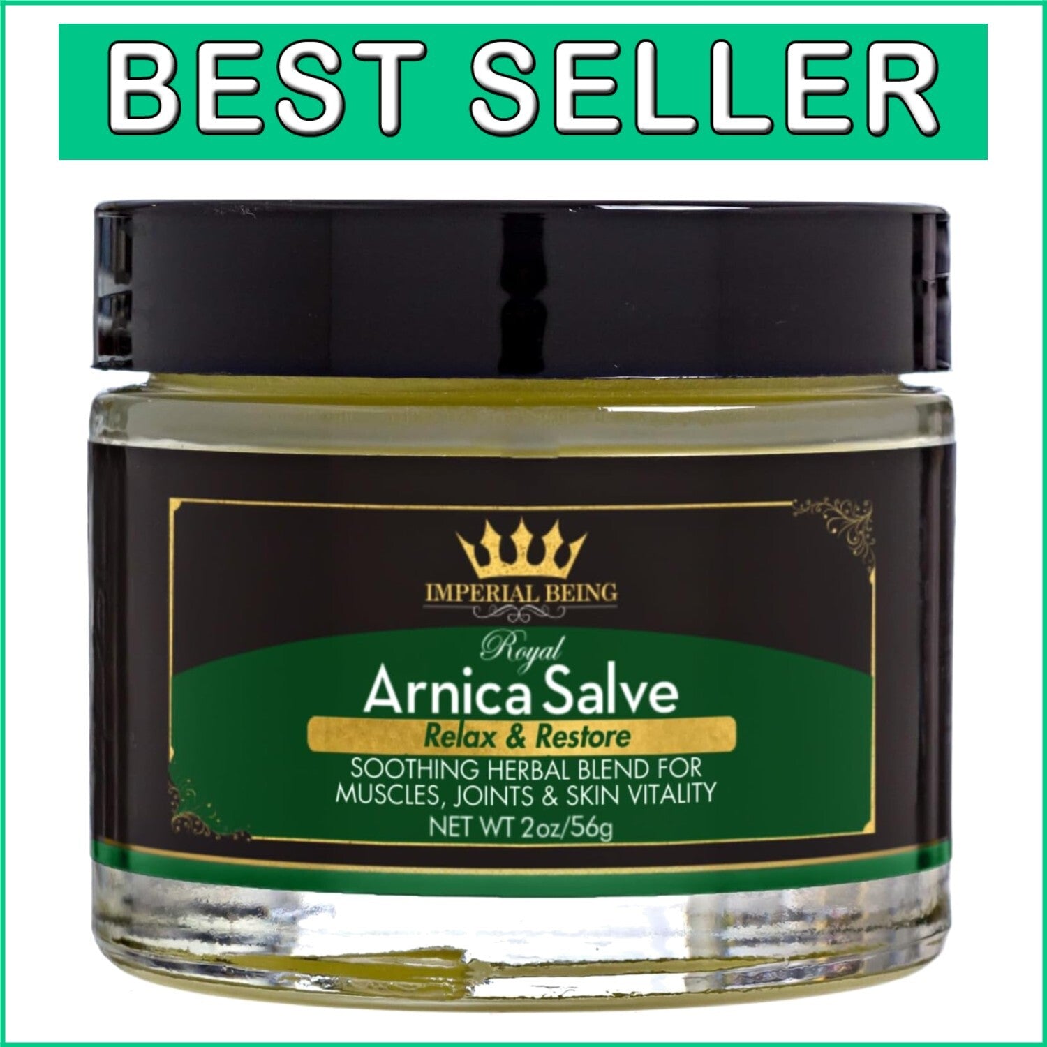 Luxurious Organic Arnica Salve for Skin Nourishment & Soothing Muscle Relaxation
