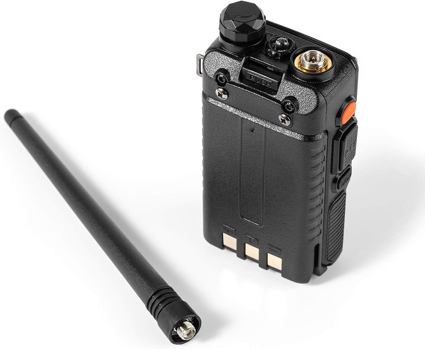 Lightweight Dual Band UHF/VHF Radio Set - 3 Pack with Rechargeable Batteries