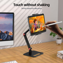 Load image into Gallery viewer, Flexible Long Arm Tablet Stand: Ideal for Desk &amp; Hands-Free Entertainment