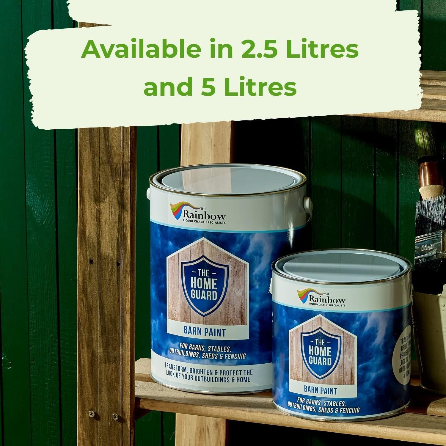 Premium White Exterior Paint: 323 sq ft Coverage - Crack & Rot Protection [2.5L]