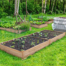 Load image into Gallery viewer, Natural Wood Raised Garden Bed - 8x4ft Planter for Healthy Vegetables &amp; Flowers