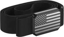 Load image into Gallery viewer, Hero Groove Belt: Men's X-Large Stretch Nylon Tactical Belt with Magnetic Buckle