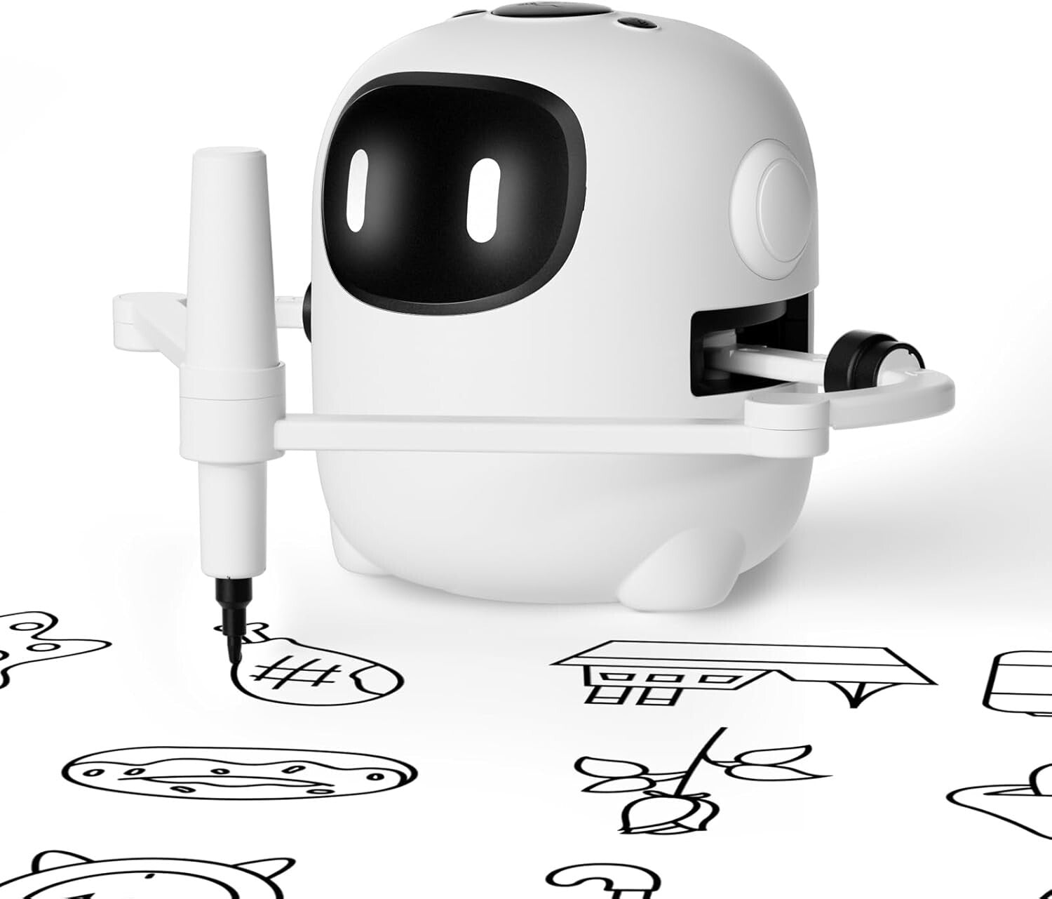 Creative Drawing Robot for Kids with 150 Interactive Cards & Music Features