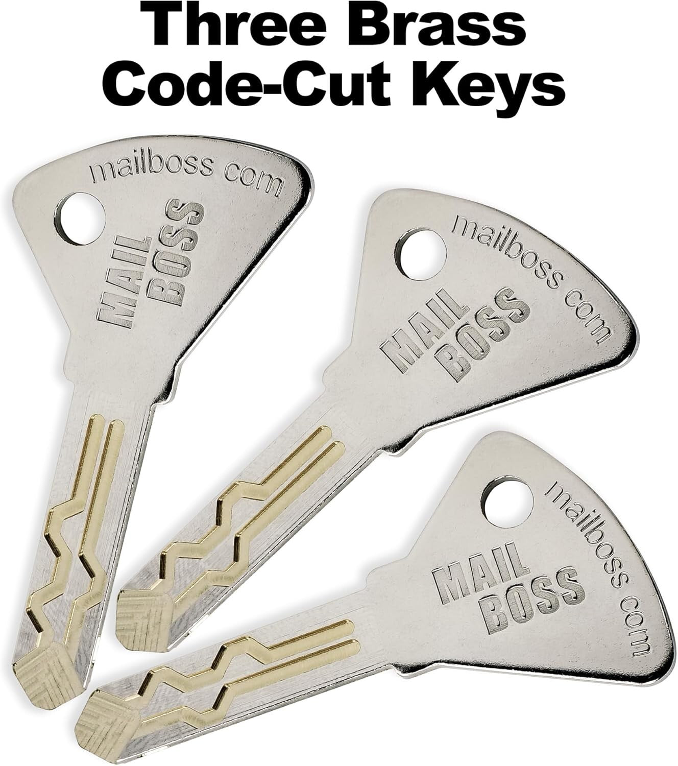 Vandal-Resistant Lockable Mailbox with Baffle Door & Concealed Clip in Black