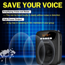 Load image into Gallery viewer, 15W Portable Teacher Voice Amplifier - Wireless &amp; Wired Microphone Included