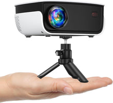 Load image into Gallery viewer, Mini Projector 1080P - 7500L Brightness &amp; 2 Speakers for Home Theater Experience