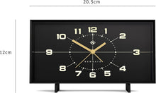 Load image into Gallery viewer, Wideboy Retro Analog Clock: Battery-Powered Silent Clock for Stylish Spaces