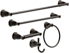 Load image into Gallery viewer, Kinla 5-Piece Bathroom Accessory Set - Oil Rubbed Bronze Towel Holder Collection