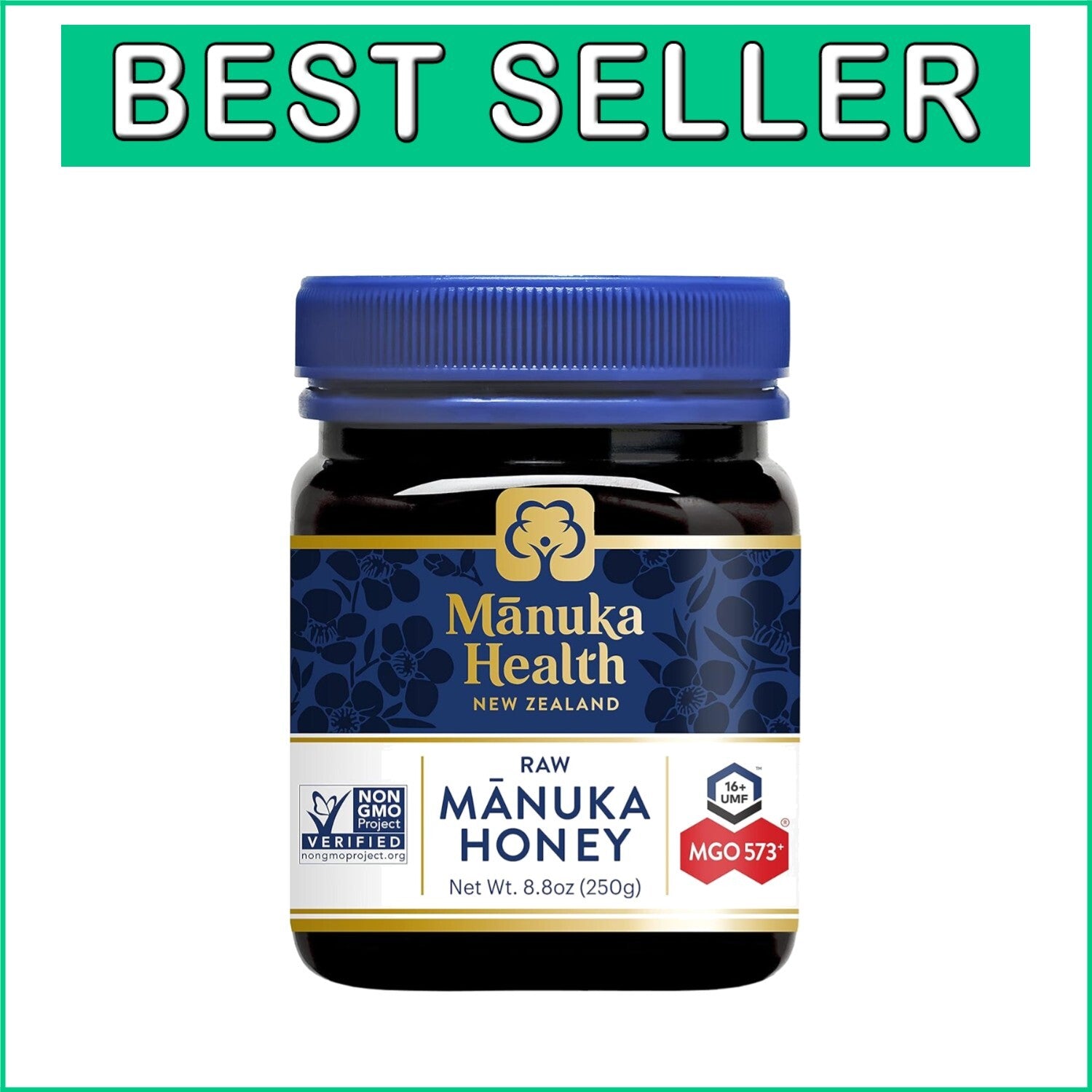 Raw Manuka Honey 250g/8.8oz - UMF Certified with Rich Flavor & Skincare Benefits
