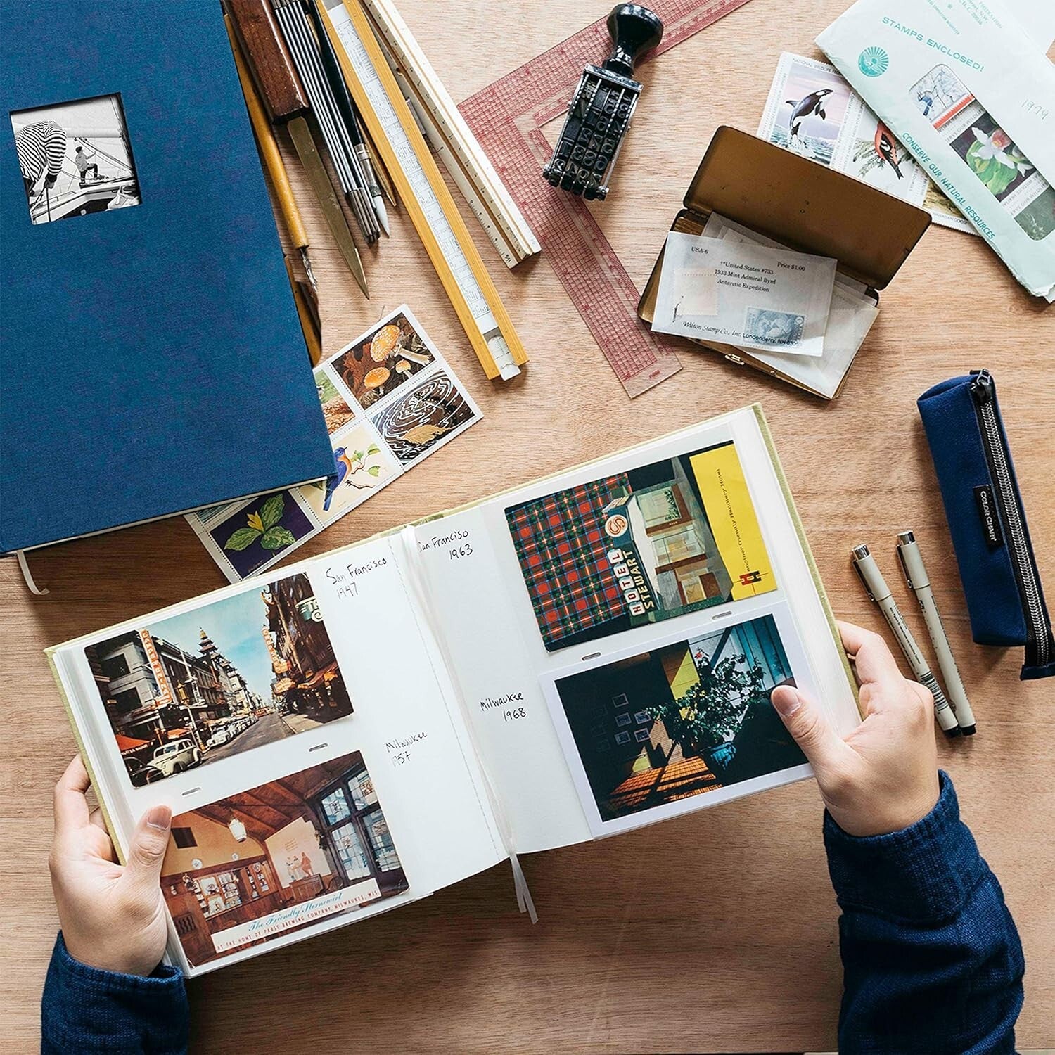 Archival Hudson 2up Album for 200 Photos - Perfect for Baby Showers & Weddings