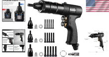 Load image into Gallery viewer, Pneumatic Rivet Nut Gun with Self-Locking Head - Adjustable Speed 1/4, 5/16, 3/8