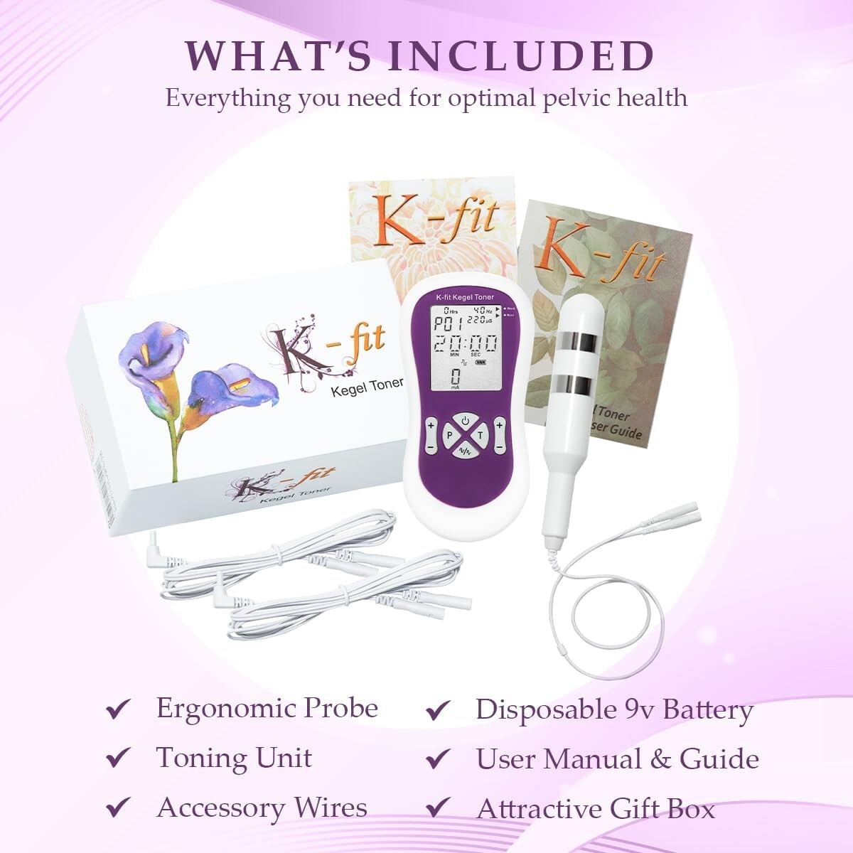 Electric Kegel Toner - Pelvic Muscle Exerciser for Urinary Incontinence Relief