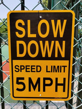 Load image into Gallery viewer, Durable 5 MPH Traffic Sign - Easy Install Reflective Aluminum 4-Pack (17x12 in)