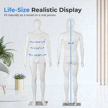 Load image into Gallery viewer, Sturdy 73-Inch Male Mannequin with Adjustable Design for Eye-Catching Displays