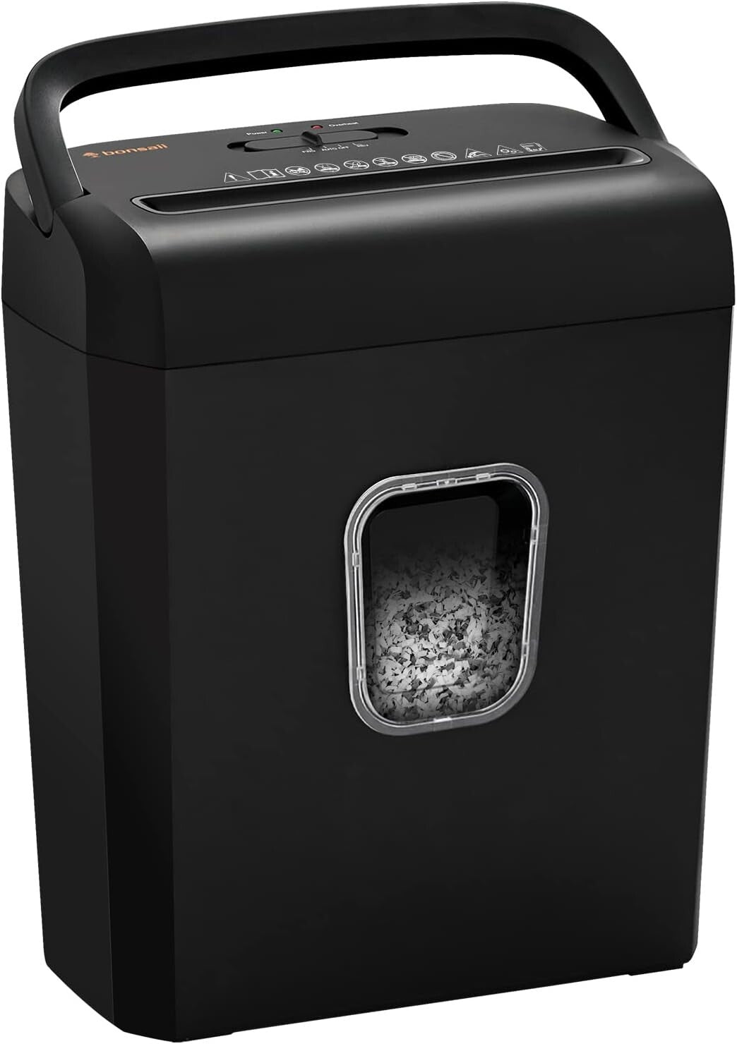 Portable Micro-Cut High-Security Paper Shredder - Easy to Use with Auto Features