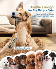 Load image into Gallery viewer, Rechargeable Waterproof Dog Clippers for Easy Grooming - 10 Detachable Combs