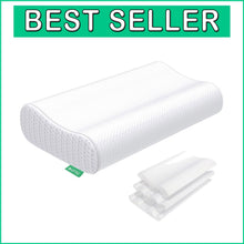 Load image into Gallery viewer, Cooling Contour Pillow with Adjustable Loft for All Sleep Positions - Queen Size