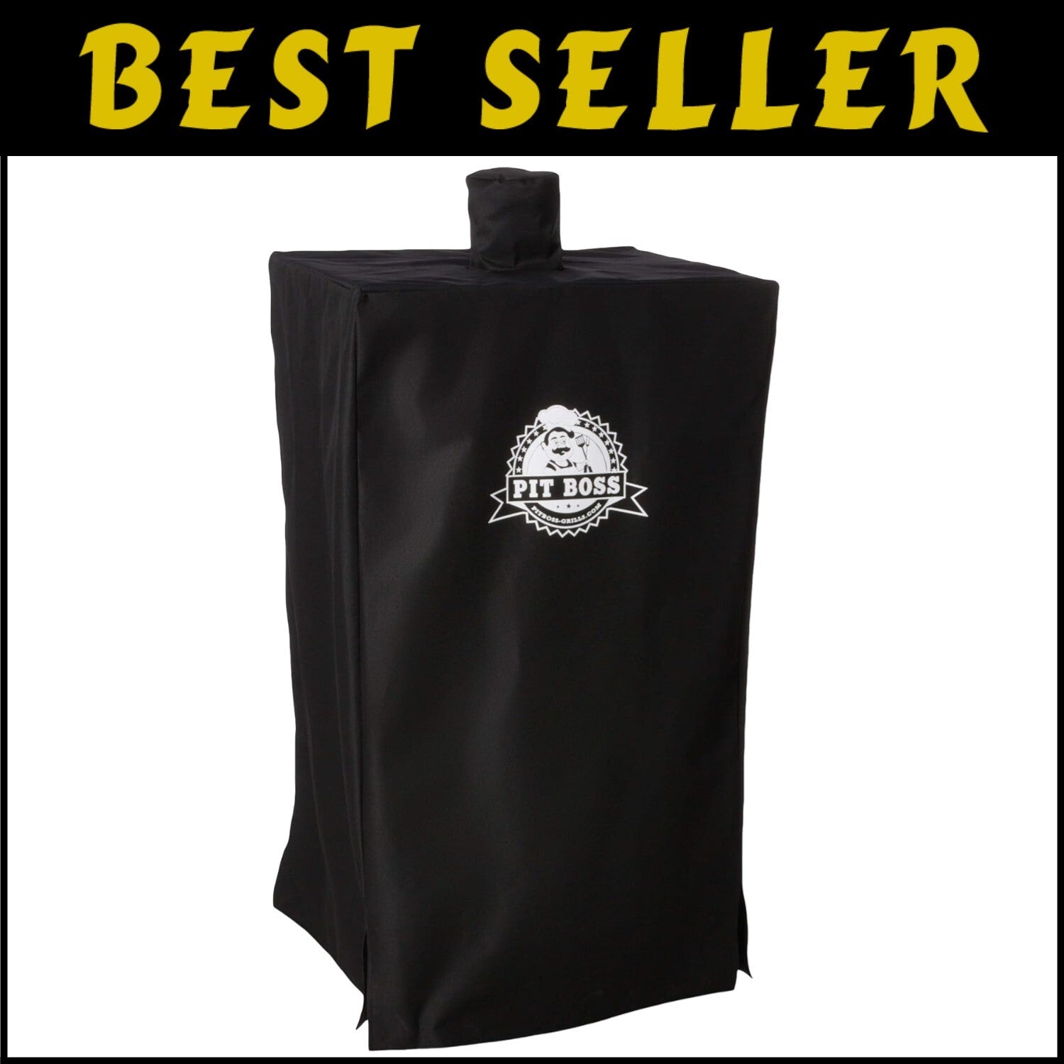 Custom-Fit Smoker Cover for 5-Series Pellet Grills - Secure Black Design
