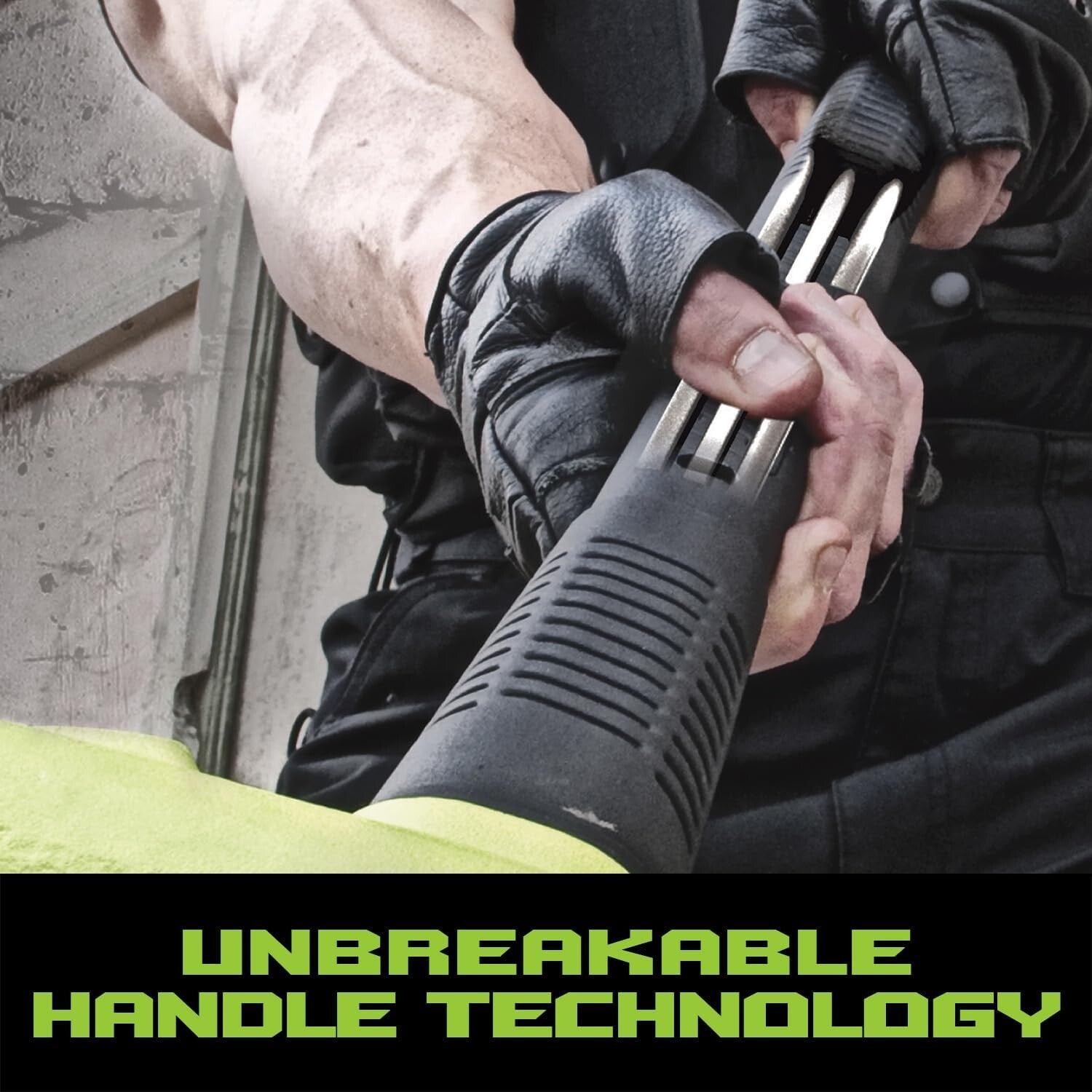 B.A.S.H 12" Soft Face Sledge Hammer - Durable 4 lb Head with Ergonomic Grip