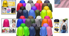 Load image into Gallery viewer, Large Capacity 17x13.4 Inch Drawstring Backpack Bulk - Ideal for Sports &amp; Travel