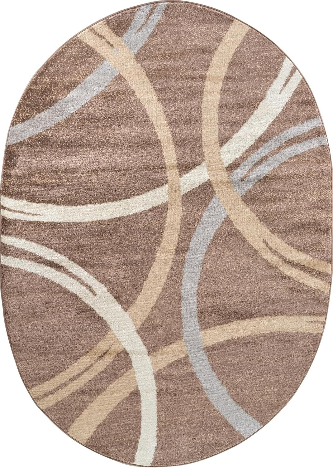 Indoor 5' x 7' Brown Area Rug - Stain Resistant & Easy Care for Every Room