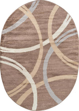 Load image into Gallery viewer, Indoor 5' x 7' Brown Area Rug - Stain Resistant &amp; Easy Care for Every Room