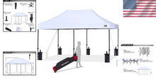 Load image into Gallery viewer, Heavy-Duty 10x20 Canopy Tent with UV Protection - Ideal for Festivals &amp; Parties