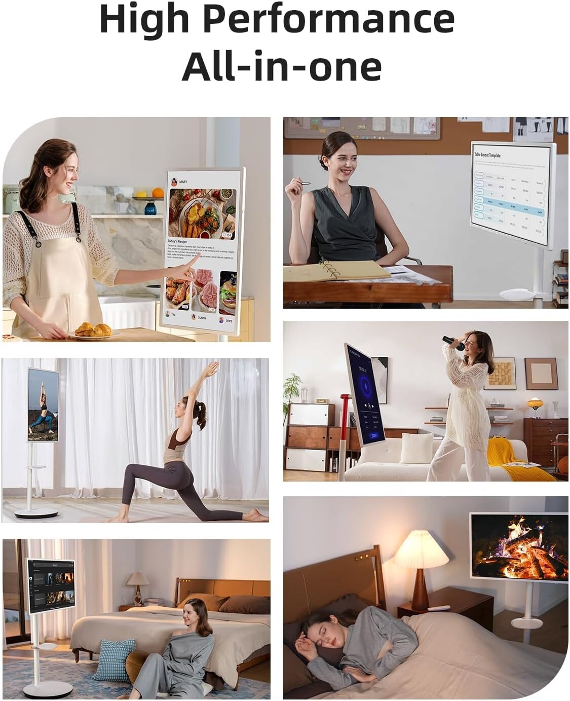 Versatile MegPad 32" 4K Smart Monitor: Wireless Projection & Enhanced Mobility