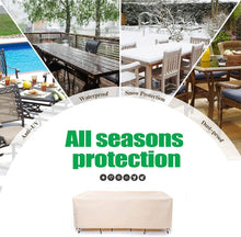 Load image into Gallery viewer, Extra Large Waterproof Patio Furniture Covers 140"x86" - Heavy Duty Protection