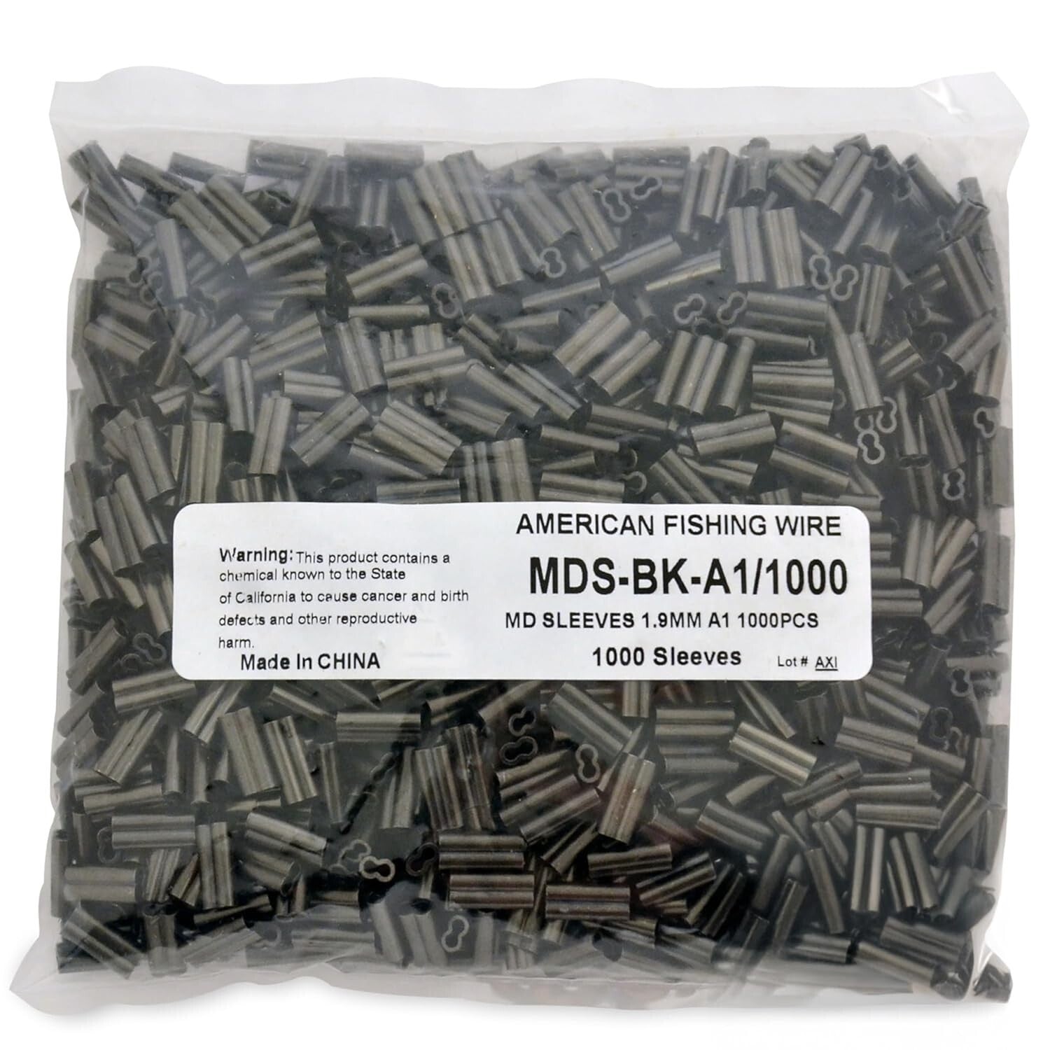 Versatile Crimping Copper Sleeves, 1.9mm ID, Ideal for Mono and Wire Leaders